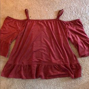 Cold shoulder top